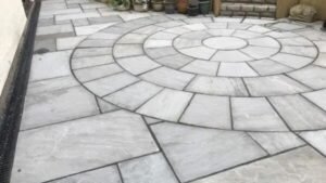 Circular Stone Paving